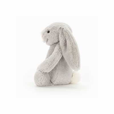 Jellycat Bashful Silver Bunnies USA | 07215WUGE